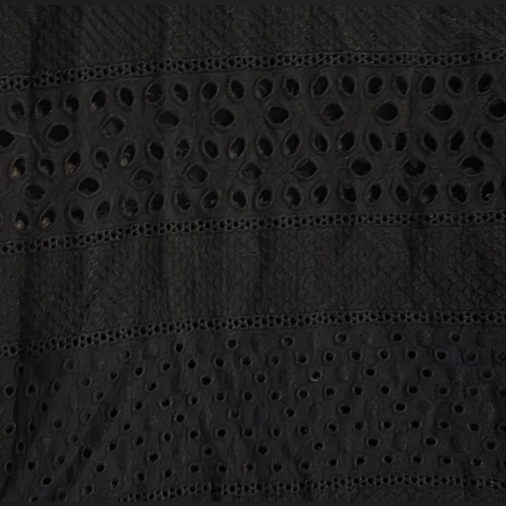 Alice + Olivia Black Wide-Leg Lace Pants - Picture 5 of 5
